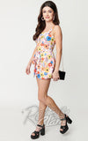 Smak Parlour Flowers Over The Rainbow Romper 60s Smak Parlour Flowers Over The Rainbow Romper 60s