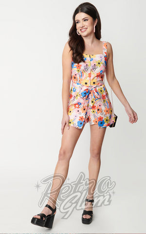Smak Parlour Flowers Over The Rainbow Romper Smak Parlour Flowers Over The Rainbow Romper