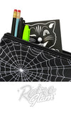 Sourpuss Zip Pouches bats spiderweb Sourpuss Zip Pouches bats spiderweb