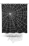 Sourpuss Spiderweb Shower Curtain Sourpuss Spiderweb Shower Curtain
