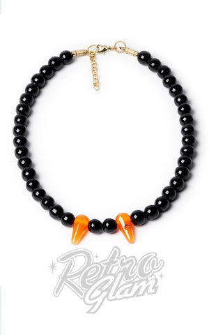 Splendette Harvest Moon Fangs Necklace Splendette Harvest Moon Fangs Necklace