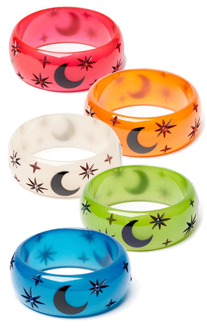 Splendette Wide Moon Bangle Classic Size Splendette Wide Moon Bangle Classic Size