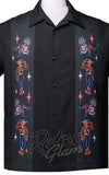 Steady Neon Vegas Bowling Shirt detail Steady Neon Vegas Bowling Shirt detail