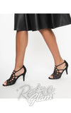 Unique Vintage Black Spider Web Charlotte Heels halloween Unique Vintage Black Spider Web Charlotte Heels halloween