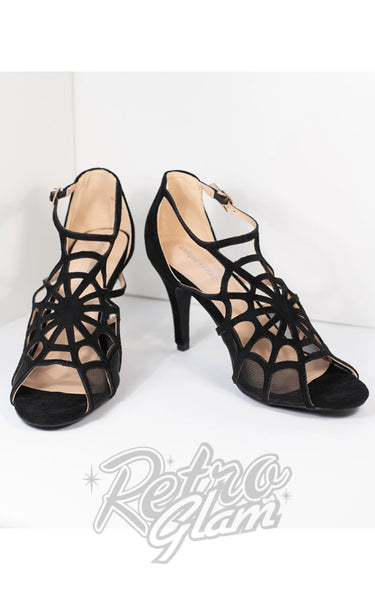 Unique black heels cheap