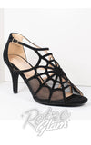 Unique Vintage Black Spider Web Charlotte Heel Unique Vintage Black Spider Web Charlotte Heel