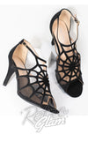 Unique Vintage Black Spider Web Charlotte pumps Unique Vintage Black Spider Web Charlotte pumps