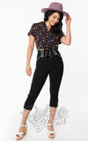 Unique Vintage Clementine Western Capri Pants Unique Vintage Clementine Western Capri Pants
