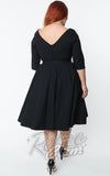 Unique Vintage 1950's Devon Dress plus sized back Unique Vintage 1950's Devon Dress plus sized back