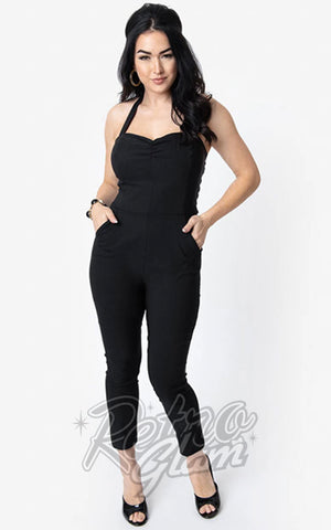 Unique Vintage 1950s Marcel Jumpsuit in Black Unique Vintage 1950s Marcel Jumpsuit in Black