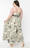 Smak Parlour Psychedelic Goddess Print Maxi Dress plus sized back Smak Parlour Psychedelic Goddess Print Maxi Dress plus sized back