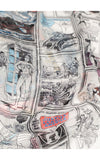 Unique Vintage X DC Comics Ivory Retro Comic Print Hair Scarf detail Unique Vintage X DC Comics Ivory Retro Comic Print Hair Scarf detail