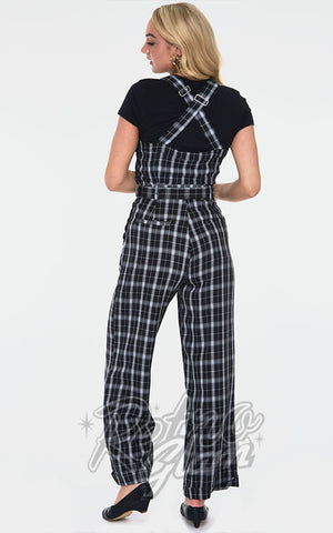 Voodoo Vixen Bloom Jumpsuit in Plaid back Voodoo Vixen Bloom Jumpsuit in Plaid back
