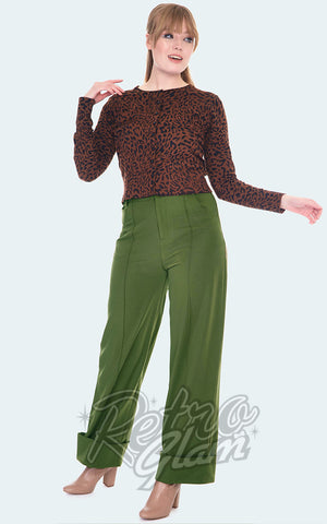 Voodoo Vixen Cory Leopard Cardigan in Brown Voodoo Vixen Cory Leopard Cardigan in Brown