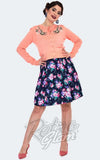 Voodoo Vixen Freya Floral Garden Embroidered Cardigan rockabilly Voodoo Vixen Freya Floral Garden Embroidered Cardigan rockabilly