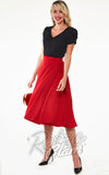 Voodoo Vixen Ramona Top in Black pinup Voodoo Vixen Ramona Top in Black pinup