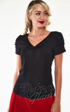 Voodoo Vixen Ramona Top in Black Voodoo Vixen Ramona Top in Black