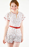 Voodoo Vixen Rosita Strawberry Print Playsuit Voodoo Vixen Rosita Strawberry Print Playsuit