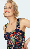 Voodoo Vixen Floral Bird Sarong Dress tropical Voodoo Vixen Floral Bird Sarong Dress tropical