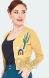 Voodoo Vixen Tina Cactus Rainbow Cardigan western Voodoo Vixen Tina Cactus Rainbow Cardigan western