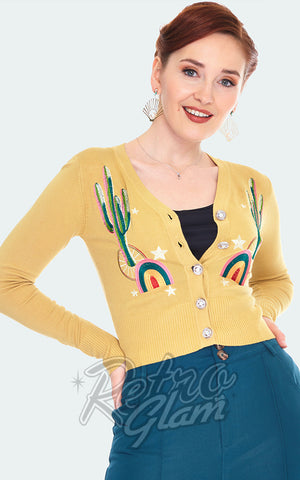 Voodoo Vixen Tina Cactus Rainbow Cardigan Voodoo Vixen Tina Cactus Rainbow Cardigan