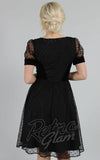 pinup dress back swiss dots pinup dress back swiss dots