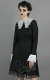 Jawbreaker Weird Sisters White Lace Collar Dress gothic Jawbreaker Weird Sisters White Lace Collar Dress gothic