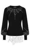 Banned Carla Jumper in Black Spiderweb cad