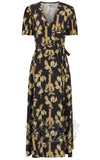 Banned Carol Golden Hour Wrap Dress 40s
