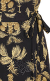 Banned Carol Golden Hour Wrap Dress detail