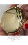 Besame Violet Brightening Powder with Compact Gold Moderne