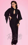 Elle Rebel Cascade Dream Pake Muu Dress in Black model
