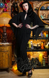 Elle Rebel Cascade Dream Pake Muu Dress in Black pinup