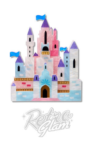Erstwilder In A Land Faraway Brooch Blue/Pink