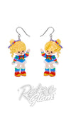 Erstwilder Rainbow Brite Says Hello Drop Earrings