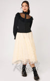 Victorian blouse with lace