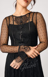 Gothic lace dress bodice