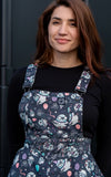 Rebel Romance X Katie Abey Pigeon Party Flared Pinafore detail