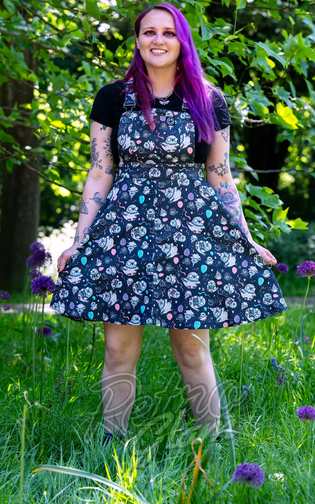 Rebel Romance X Katie Abey Pigeon Party Flared Pinafore