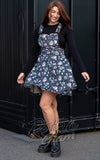 Pigeon print pinafore