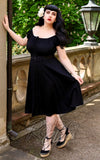 Voodoo Vixen Tessy Dress in Black model