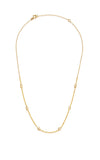 Amano Studio Crystal Station Chain Necklace gold