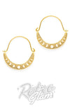 Amano Studio Phases Of The Moon Earrings gold