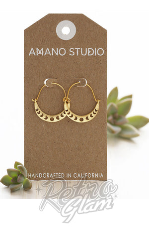 Amano Studio Phases Of The Moon Earrings