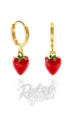 Amano Studio Strawberry Huggie Earrings