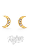 Amano Studio Tiny Crescent Moon Stud Earrings