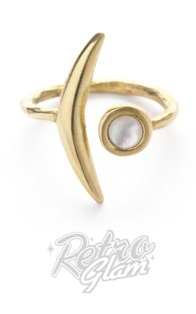 Amano Studio Waning Crescent Ring