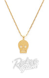 Amano Studio Tiny Skull Necklace gold