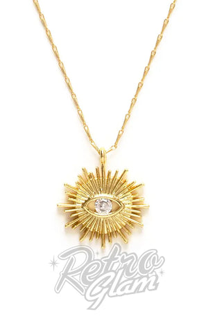 Amano Studio Crystal Mystic Eye Neckace gold