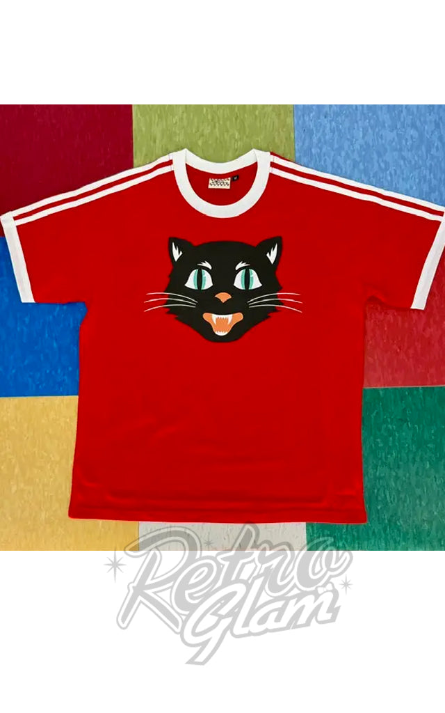 Astro Bettie Bettie Cat Face Athletic Tee Unisex Fit